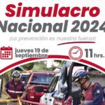 Invita Gobierno del Estado a sumarse al “Simulacro Nacional 2024”